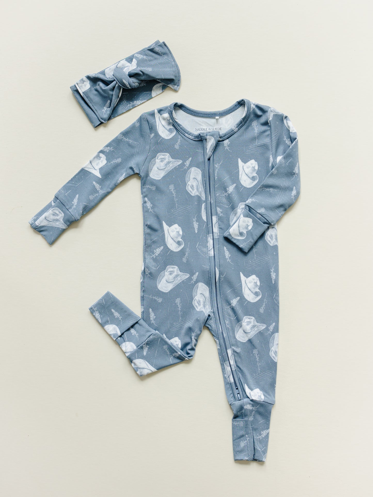 Western Cowboy Hat Headwrap